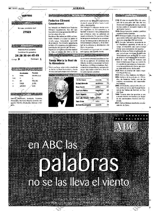 ABC MADRID 07-09-2000 página 77