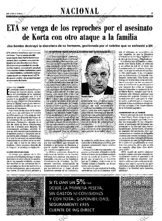 ABC MADRID 11-09-2000 página 17