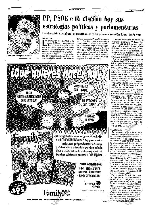 ABC MADRID 11-09-2000 página 22