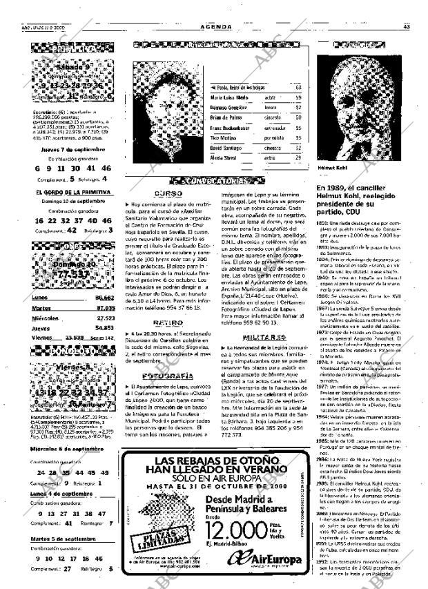 ABC SEVILLA 11-09-2000 página 43