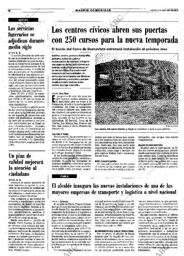 ABC MADRID 14-09-2000 página 110