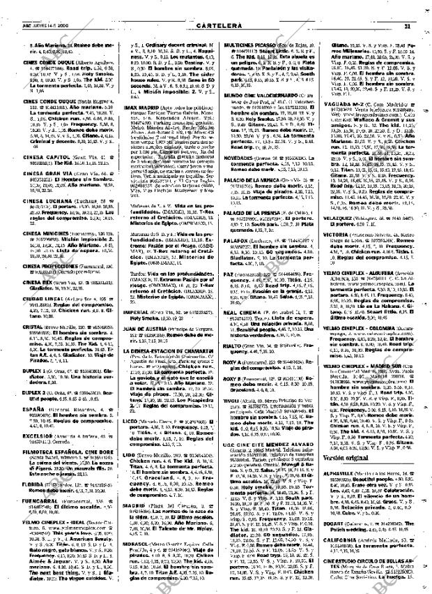 ABC MADRID 14-09-2000 página 123