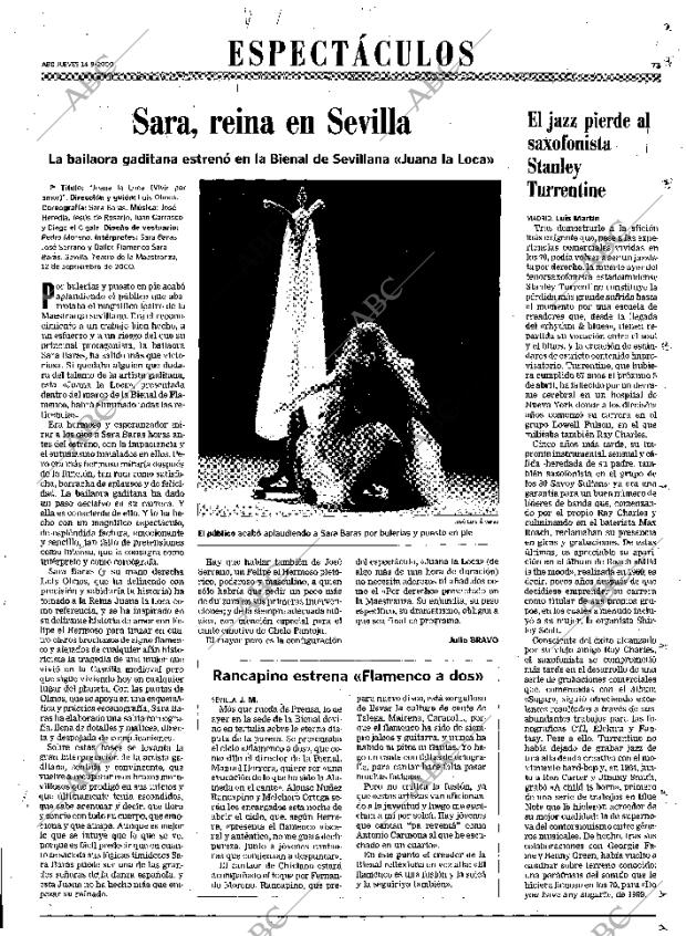 ABC MADRID 14-09-2000 página 73
