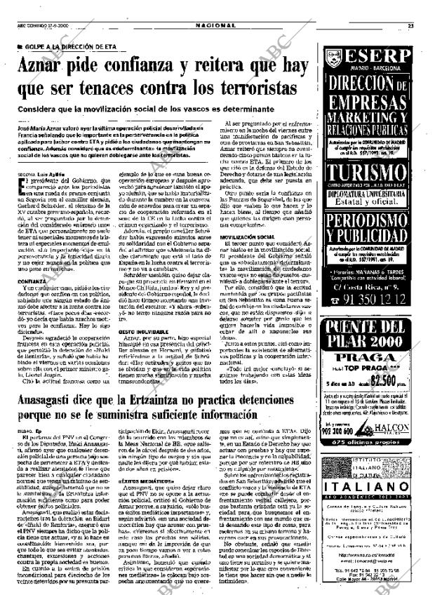 ABC MADRID 17-09-2000 página 23