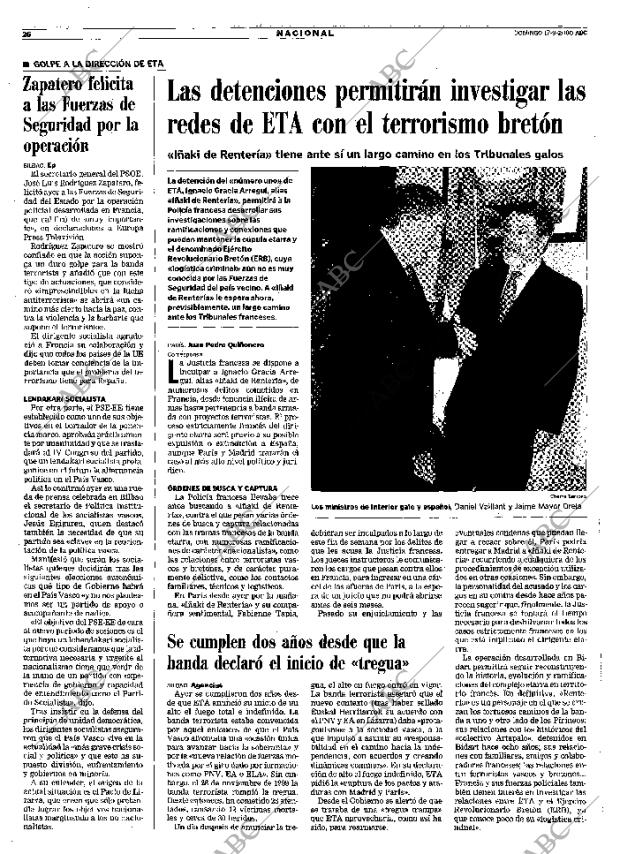 ABC MADRID 17-09-2000 página 26