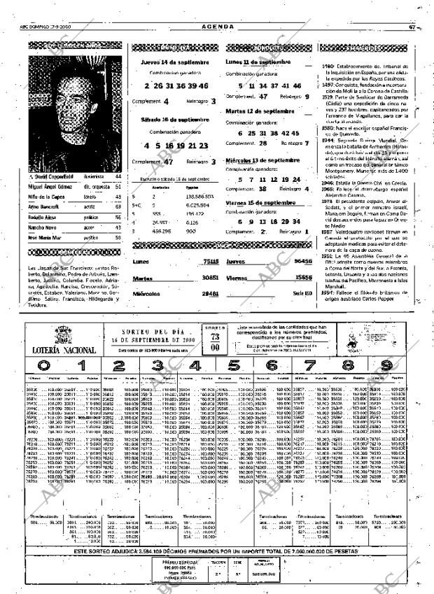 ABC MADRID 17-09-2000 página 67