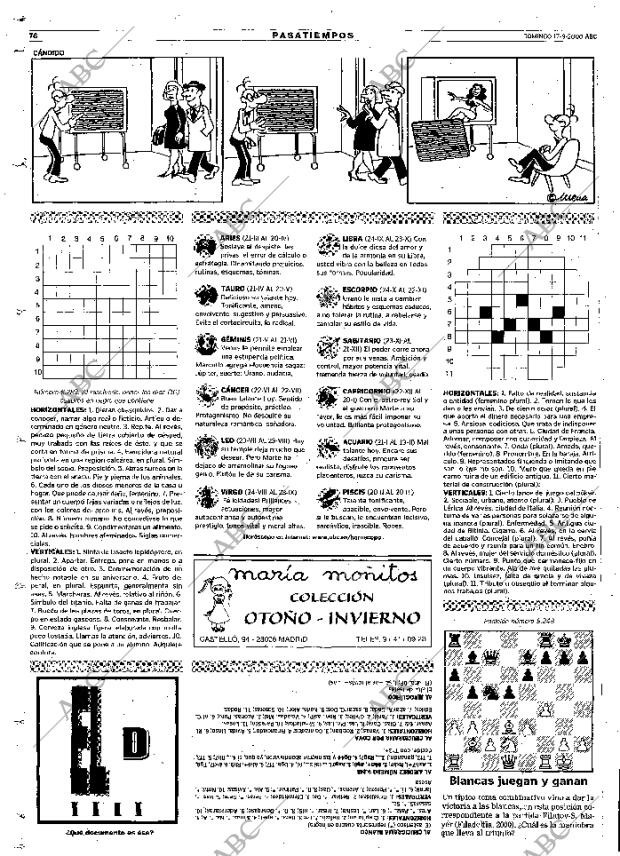 ABC MADRID 17-09-2000 página 76