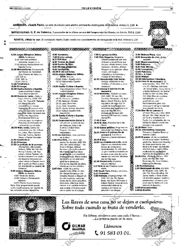 ABC MADRID 17-09-2000 página 87