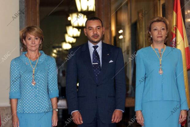 Visita al Sanado del Rey de Marruecos Mohamed Vi. Foto
