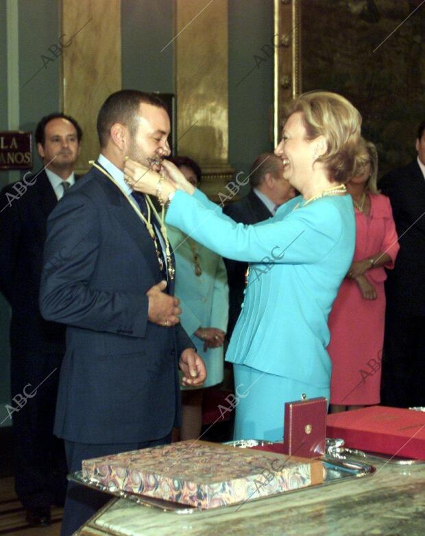 Visita al Sanado del Rey de Marruecos Mohamed Vi. Foto
