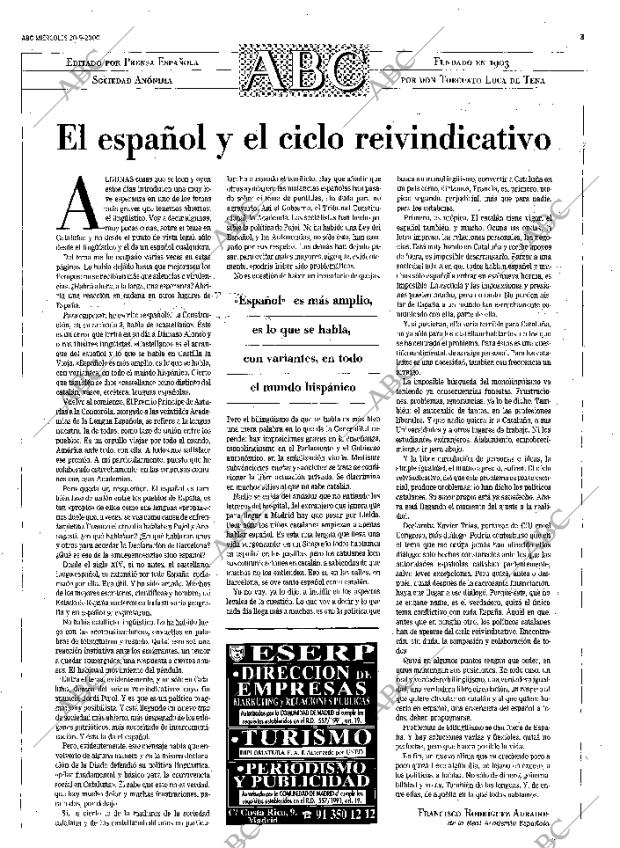 ABC MADRID 20-09-2000 página 3