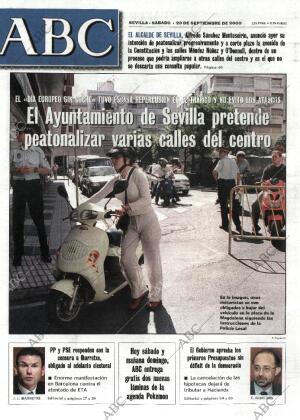 ABC SEVILLA 23-09-2000 página 1