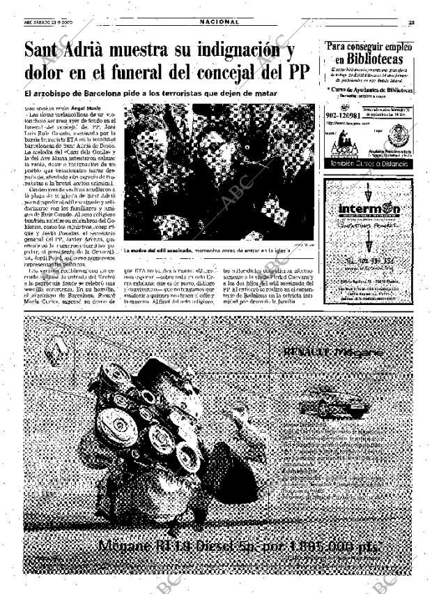 ABC SEVILLA 23-09-2000 página 23