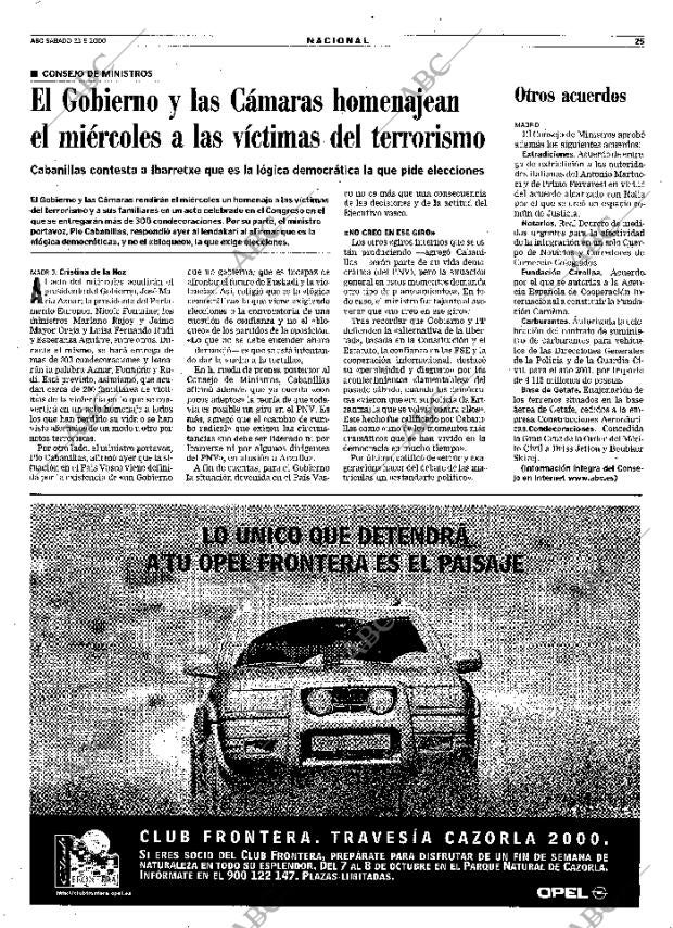 ABC SEVILLA 23-09-2000 página 25