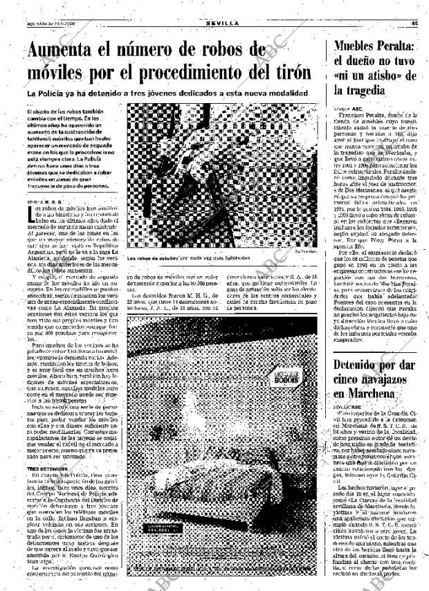 ABC SEVILLA 23-09-2000 página 45