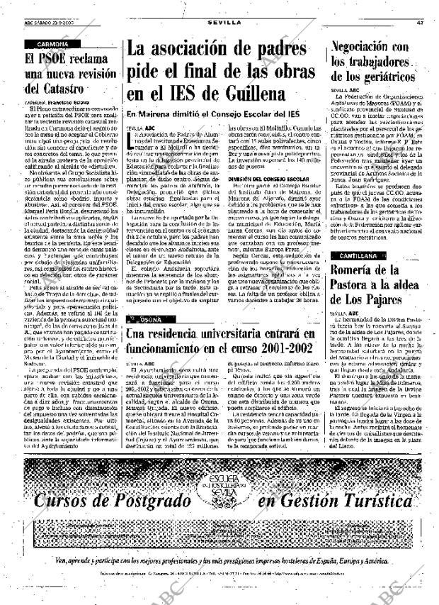 ABC SEVILLA 23-09-2000 página 47