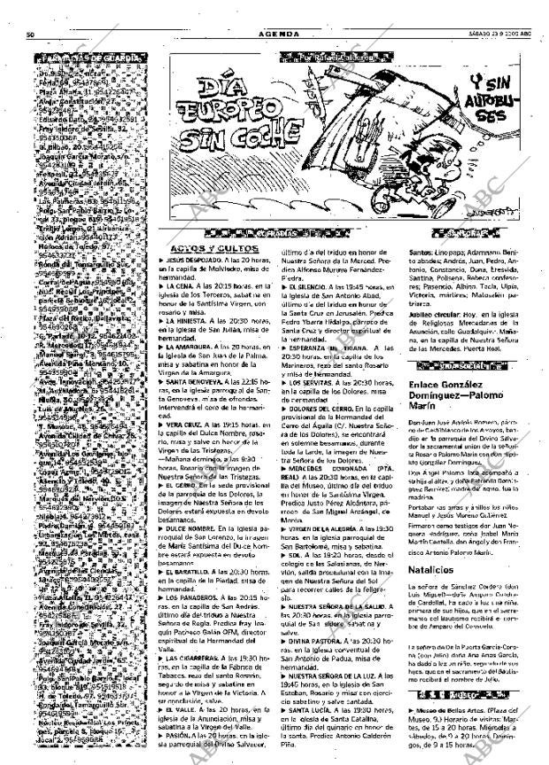 ABC SEVILLA 23-09-2000 página 50