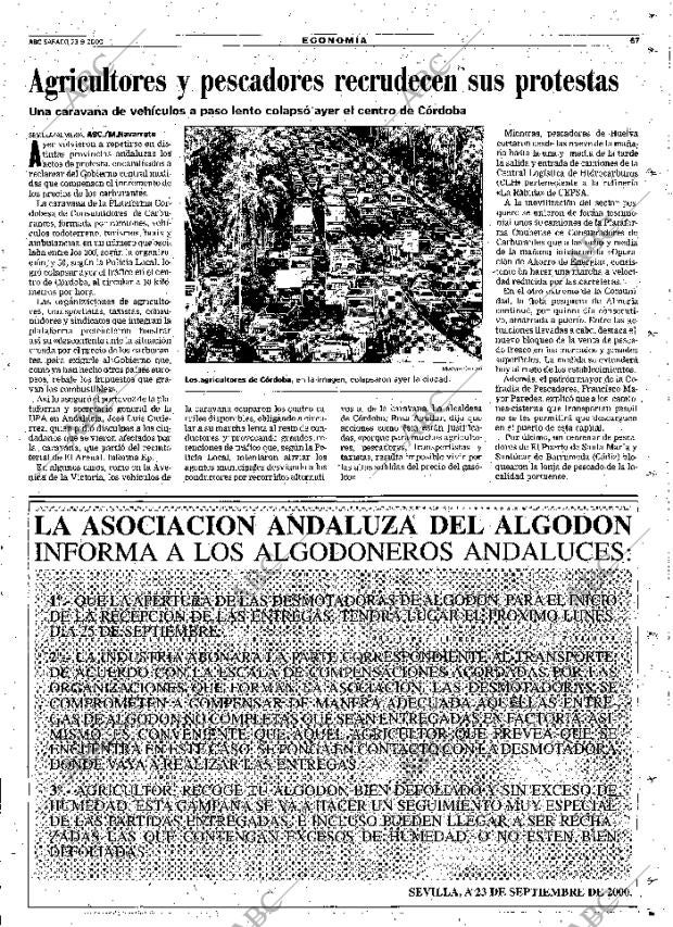 ABC SEVILLA 23-09-2000 página 67