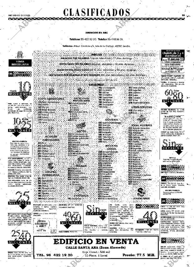 ABC SEVILLA 23-09-2000 página 85