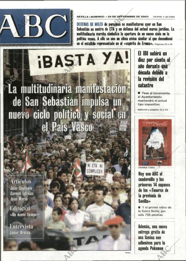 ABC SEVILLA 24-09-2000 página 1