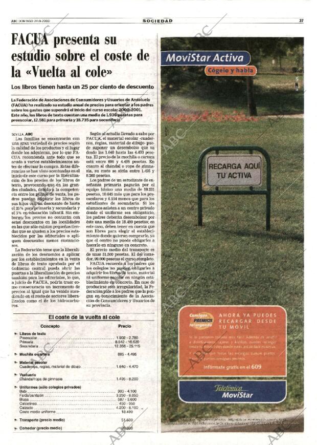 ABC SEVILLA 24-09-2000 página 37