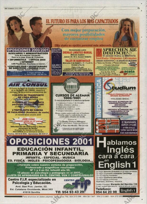 ABC SEVILLA 24-09-2000 página 75