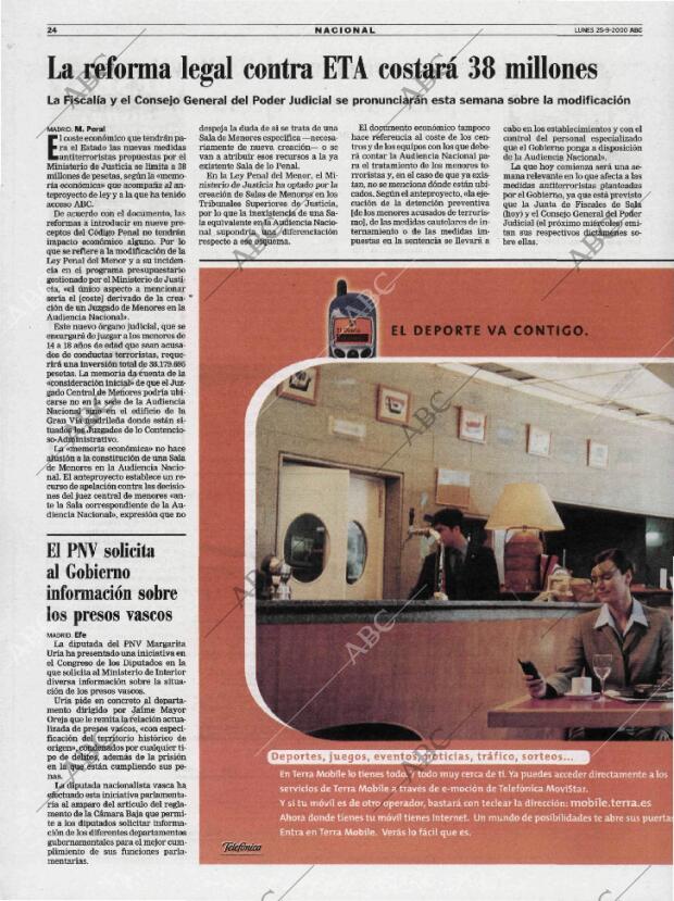 ABC MADRID 25-09-2000 página 24