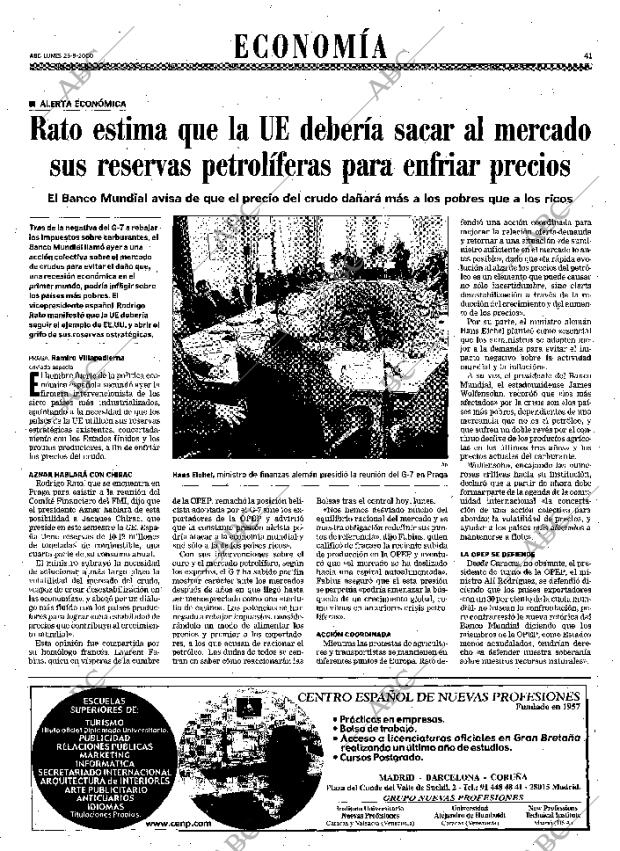 ABC MADRID 25-09-2000 página 41