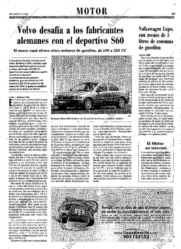 ABC MADRID 25-09-2000 página 63