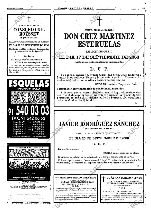 ABC MADRID 25-09-2000 página 69