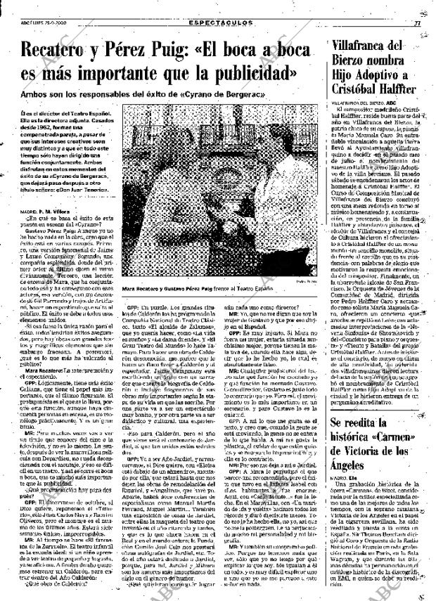 ABC MADRID 25-09-2000 página 77