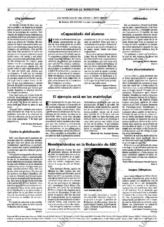 ABC MADRID 30-09-2000 página 12