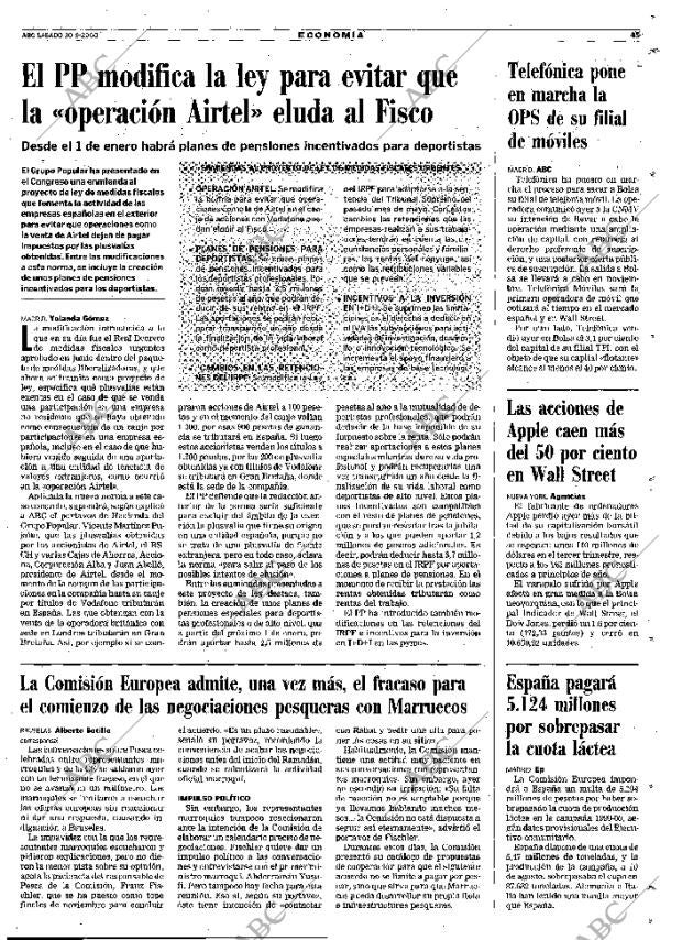 ABC MADRID 30-09-2000 página 45
