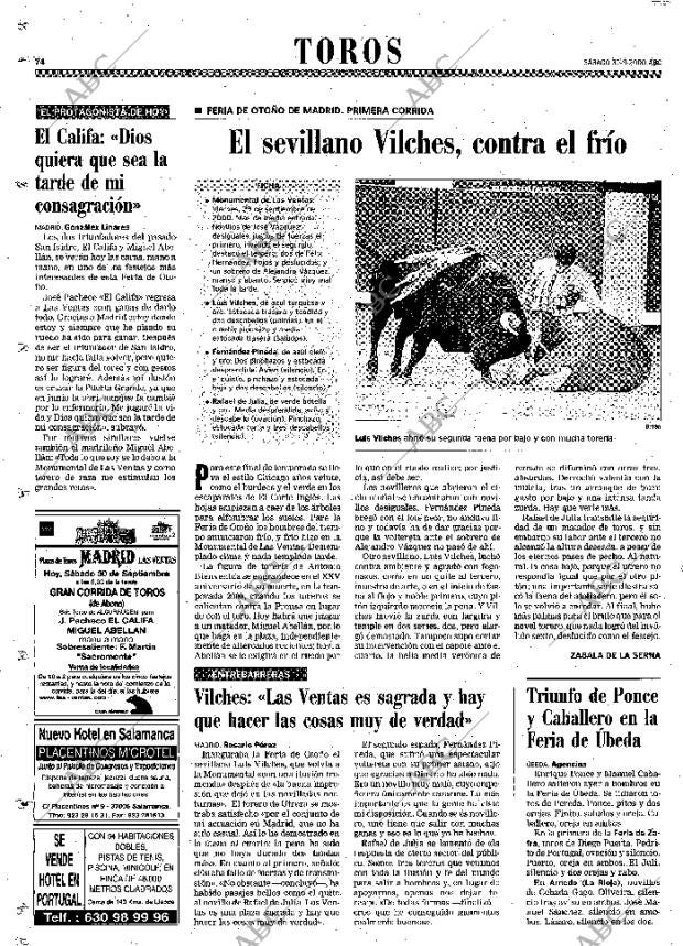 ABC MADRID 30-09-2000 página 74
