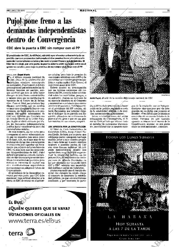 ABC MADRID 02-10-2000 página 21
