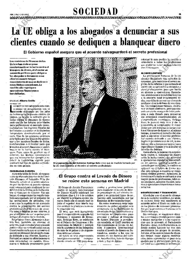 ABC MADRID 02-10-2000 página 31