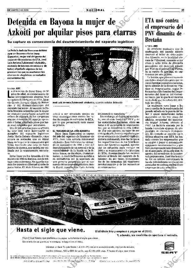 ABC MADRID 03-10-2000 página 19