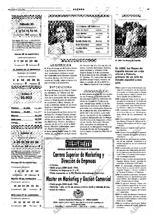 ABC SEVILLA 03-10-2000 página 47