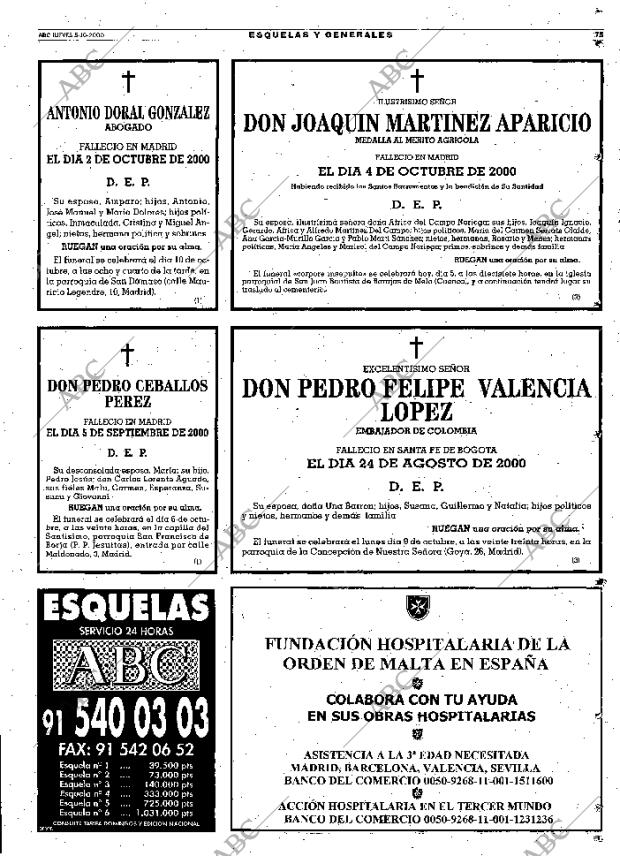 ABC MADRID 05-10-2000 página 75