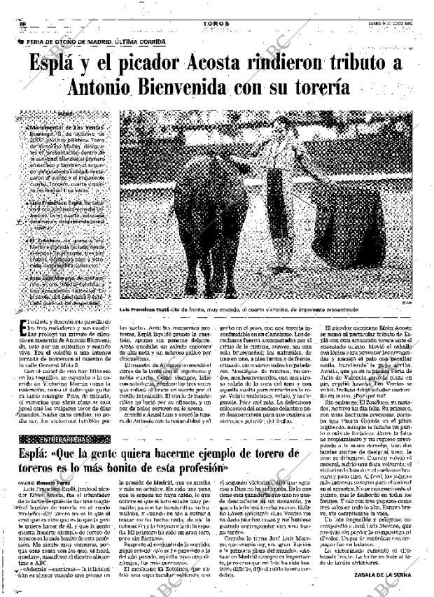 ABC MADRID 09-10-2000 página 86