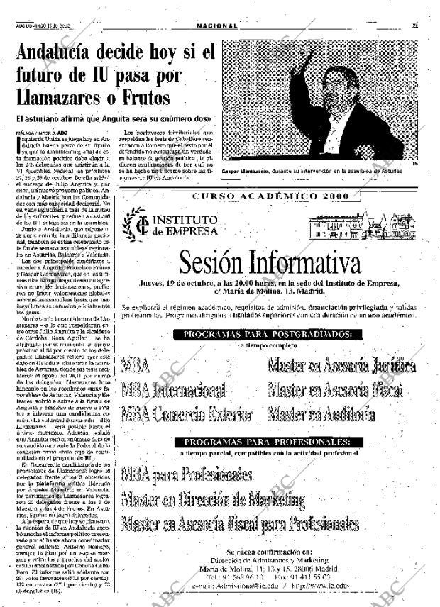 ABC MADRID 15-10-2000 página 21