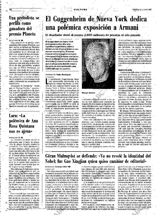 ABC MADRID 15-10-2000 página 48