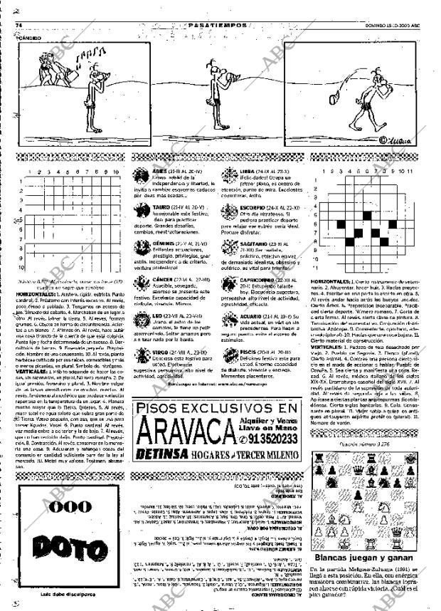 ABC MADRID 15-10-2000 página 74