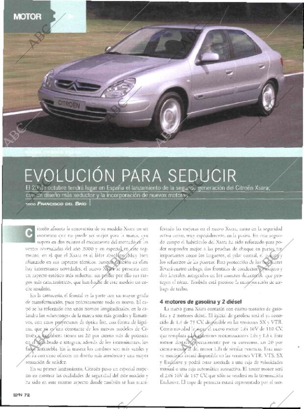 BLANCO Y NEGRO MADRID 15-10-2000 página 72