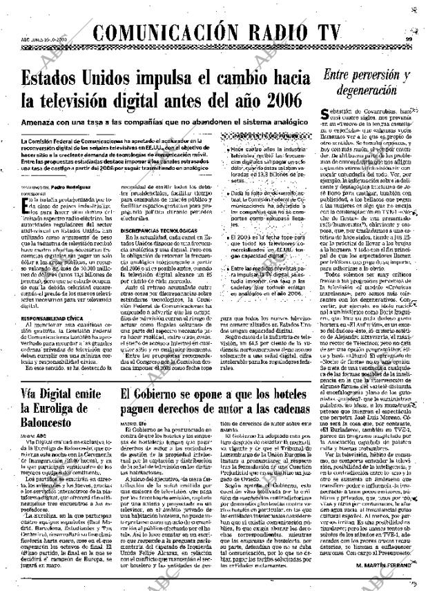 ABC MADRID 16-10-2000 página 99