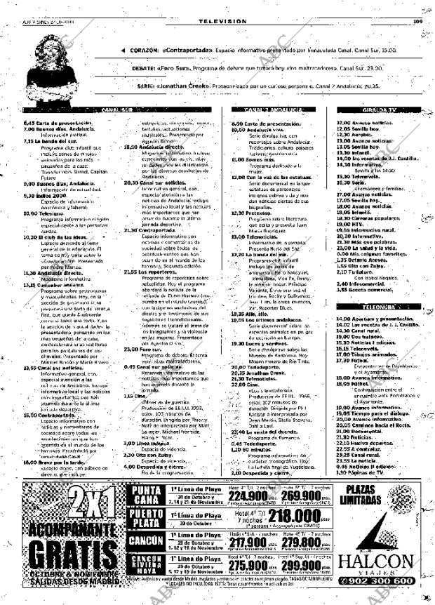 ABC SEVILLA 27-10-2000 página 109