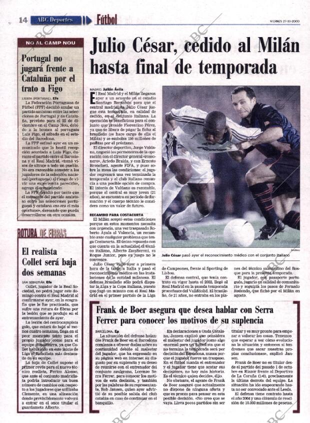 ABC SEVILLA 27-10-2000 página 126