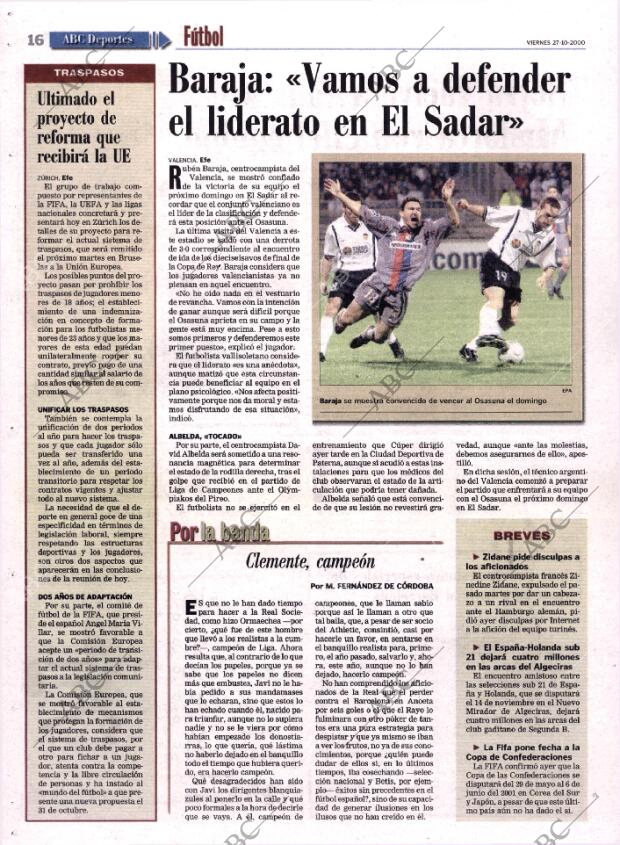 ABC SEVILLA 27-10-2000 página 128