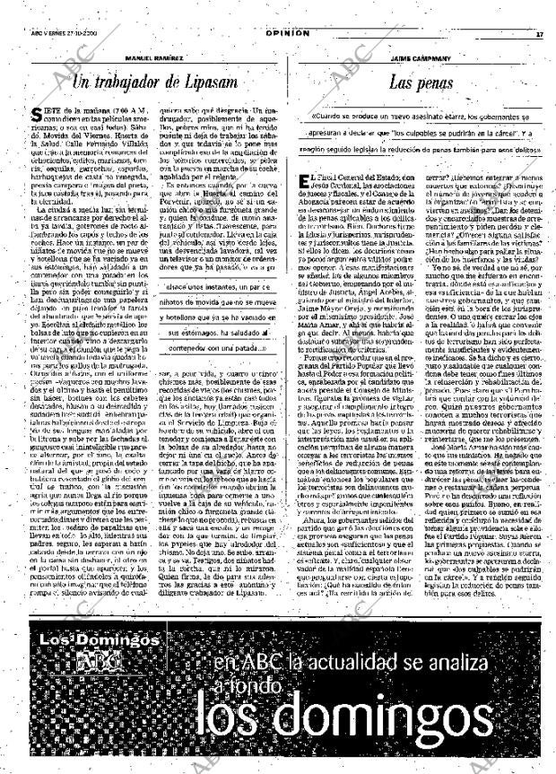 ABC SEVILLA 27-10-2000 página 17