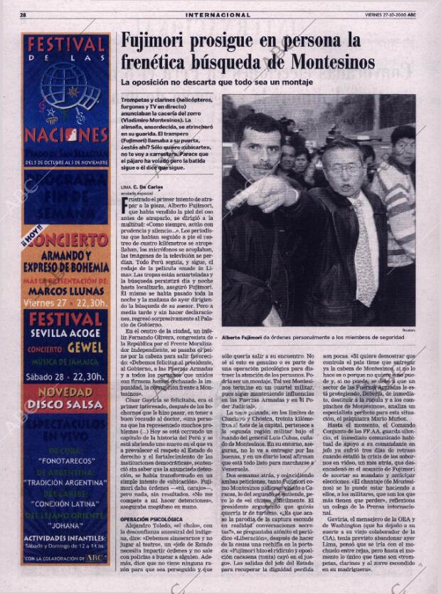 ABC SEVILLA 27-10-2000 página 28